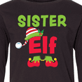 thumbnail image 4 of Inktastic Christmas Sister Elf Long Sleeve Youth T-Shirt, 4 of 5