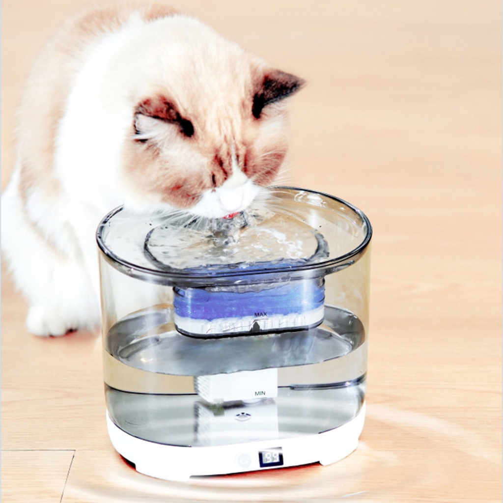 BQBQERT Water Dispenser Mute Working Automatic Pet Fountain Dogs Waterer for Indoor Pet Easy to Use