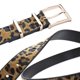 thumbnail image 4 of Waist Belt Hot Buckle Leopard Print Chain Costume Belt for Wrap Dress Waist Belt for Suit Skirt Jeans Jewelry Yellow, 4 of 4