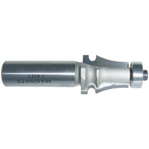 Magnate 1401 Drawing Line Router Bit - 1/8" Bead Height, 7/8" Cutting Height, 1/2" Shank Diameter, 1-1/2" Shank Length, BR-03 Bearing