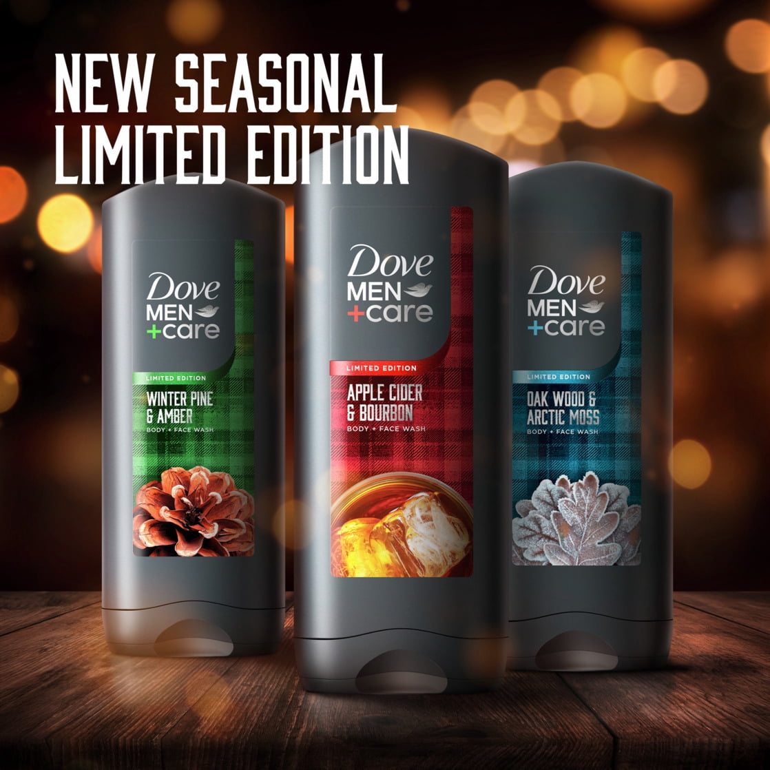 Dove Men+Care Limited Edition Body Wash Apple Cider & Bourbon, 18 oz