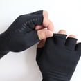 thumbnail image 2 of Minnieouse Los guantes de compresión de nailon para artritis alivian el dolor articular al tiempo que brindan comodidad y soporte antideslizantes guantes y mitones negro SG, 2 of 6