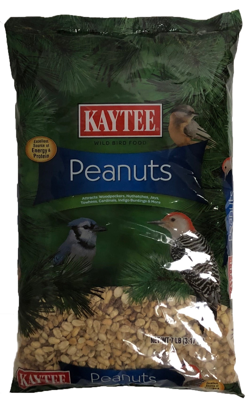 Kaytee, Shelled Peanuts, Wild Bird Feed and Seed, 7 Pounds
