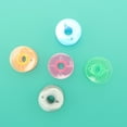 thumbnail image 4 of KAKOWELY Sewing machine spool 25pcs 5 Colors Plastic Empty Sewing Machine Bobbins Spools with Storage Case4.53"X3.74"X0.79", 4 of 4