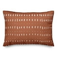 thumbnail image 2 of Creative Products Abstract White Dots on Orange 14x20 Spun Poly Pillow, 2 of 3