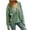 Green, variant on LYXSSBYX Winter Coats for Women Plus Clearance Women's V-Neck Solid Color Button Long Sleeve Knitted Sweater Cardigan