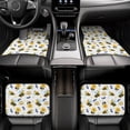 thumbnail image 7 of Fuzoiu Bees And Rainbows Print Carpet Floor Mats for Car,Car Foot Mat Set,Universal Fit 4 Piece Mat Pad Set,Fits Most Cars Trucks Vans Sedans SUV Auto Carpet Mat Se, 7 of 7