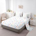 thumbnail image 5 of Erosebridal Kid Plaid Rabbit Print Bedding Comforter Set, Groovy Floral Full Bedding Set, 7 Pieces, 5 of 7