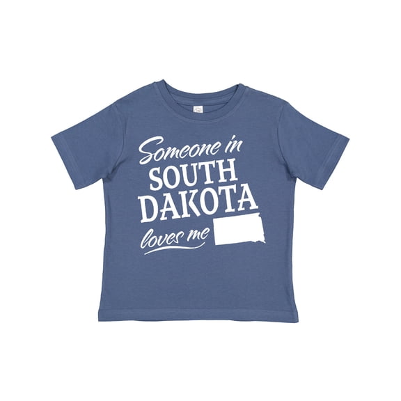 Inktastic Someone in South Dakota Loves Me Boys or Girls Toddler T-Shirt