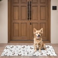 thumbnail image 4 of White Butterfly Pattern Door Rugs,Washable Non Slip Door Mats Indoor,Decorative Door Mats,Entry Mat Indoor for Entrance,Bedroom,Kitchen,Bathroom,16"x47", 4 of 6