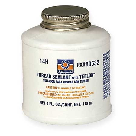 UPC 686226806321 product image for Permatex Thread Sealant w/PTFE - #14 thread sealant withtelfon 4 oz bottle | upcitemdb.com