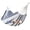 Gray Stripe, variant on Brazilian Double Hammock 2 Person Extra Large 220x160cm Total Length 330cm Load 500lb Canvas Cotton Hammock for Patio Porch Garden Backyard Lounging Outdoor and Indoor
