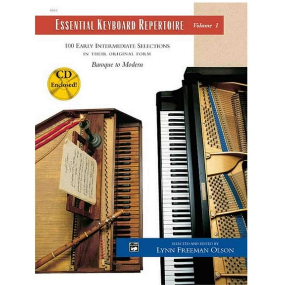 Alfred Essential Keyboard Repertoire, Volume 1 -Piano Book & CD
