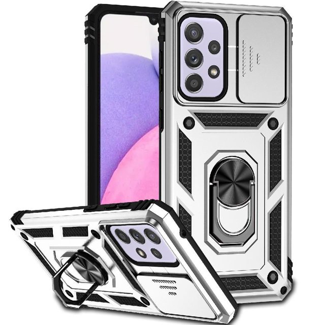 Estuche GANGXUN para Samsung Galaxy A33 5G, soporte giratorio 360°, estilo mecánico y magnético