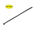 thumbnail image 1 of Uxcell Bridas de Cable Reutilizables Bridas de Cable Ajustables Envolturas de Bridas de Nylon 17.72" x 0.29" Negro 100pcs, 1 of 5