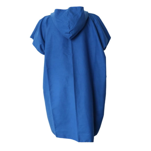 Traje de neopreno de playa de surf suave y duradero Toalla cambiante de baño Poncho con capucha Azul Sharpla Toalla de cambio de traje de neopreno