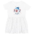 thumbnail image 3 of Inktastic Holiday Snowman Girls Toddler Dress, 3 of 5