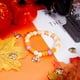 thumbnail image 4 of 1 caja de 10 dijes de calabaza chapados en oro de 18 quilates, colgantes de Jack O' Lantern, accesorios para llaveros, collares, pulseras y joyas., 4 of 9