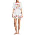 thumbnail image 2 of Paul Frank Women's T-Shirt and Bike Shorts, 2-Piece Sleep Set, 2 of 5