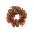 thumbnail image 2 of Artificial Sunflower Pumpkin Berry Wreath, Thanksgiving Halloween Party Table Decor, Front Door Indoor Wall Hanging Window Decoration, 2 of 6