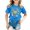 00-Blue#172, variant on Kiijoy Girls Back-To-School T Shirt Graphic Short Sleeve Crew Neck T-Shirt,Black,Sizes 2-3