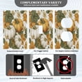 thumbnail image 3 of Light Switch Cover Switch Plate Outlet Cover Plug Cover for Electrical Toggle Switch Vintage Pumpkin with Leaves, 3 of 6