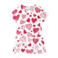 thumbnail image 3 of RXIRUCGD 2025 Vêtements d'Été pour Enfants 3-12 Ans Mode Imprimée Pyjama Rêveur Mi-Mollet Chemise de Nuit, 3 of 5