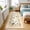Beige, variant on Washable 2x6 Kitchen Rugs, Cute Animal Print Entryway Rug Soft Non Slip Washable Runner Rug for Hallway Bedroom, Stain Resistant Low Pile Bordered Long Carpet for Entrance Laundry, Beige