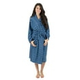 thumbnail image 2 of Leveret Womens Fleece Robe Grey L/XL, 2 of 10