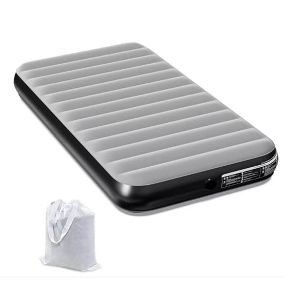 9" Twin Air Mattress 3Min Fast Inflatable Mattress, 75*39*9inch Portable Home & Camping Inflatable Mattress