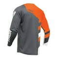 thumbnail image 2 of Thor 2024 Sector Checker Offroad Motocross Dirt Bike Jersey - Charcoal/Orange - X-Large, 2 of 3