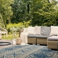 thumbnail image 3 of SAFAVIEH Beach House Justine Geometric Indoor/Outdoor Area Rug, Cream/Blue, 3' x 5', 3 of 9