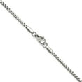 thumbnail image 4 of Chisel Stainless Steel Polished 2.7mm Fancy Box Chain - 20", 4 of 9