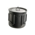 thumbnail image 2 of Olla de titanio Zulema Mochilero Ligero con asa plegable Taza de café para acampar 500ML Taza al aire libre de titanio, 2 of 8