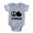 Heather Grey, variant on CafePress - FIN Peace Love Yorkie - Cute Infant Baby Football Bodysuit