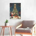 thumbnail image 6 of 16x24 inch Frameless Canvas Painting Santa Claus & Christmas Tree,Kitchen,Office,Rustic Wall Decor Prints Poster,Funny Festival Decor Modern Art Paintings,For Kitchen,Campus,Bathroom,Lounge, 6 of 6