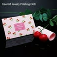 thumbnail image 5 of HOOUN S925 Solid Sterling Silver Vintage White Fire Opal Round Zirconia Stud Earrings, 5 of 5