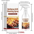thumbnail image 4 of Heavy Duty Grill Degreaser Spray, Fast-Acting Grease Remover for Griddles, Flat Tops, Ovens – Removes Burnt Residue, Black Marks (2-Pack, 120ml each)      P, 4 of 7