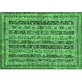 thumbnail image 1 of Ahgly Company Indoor Rectangle Abstract Emerald Green Modern Area Rugs, 2' x 3', 1 of 4