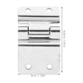 thumbnail image 2 of OULII Cabinet Door Hinge Hinge Connection Stainless Steel Silver 1Pack, 2 of 8