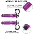 thumbnail image 3 of Estriberas para moto XINGWU M8, plegables en 90 grados, color morado, 3 of 7