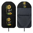thumbnail image 6 of Uourmeti Dachshund Sunflower Theme Car Seat Towel Cover Anti-Slip, Suitable for Van Bucket Seat Truck Seat, Terry Cloth Car Seat Cover for Trucks Vans, 6 of 7