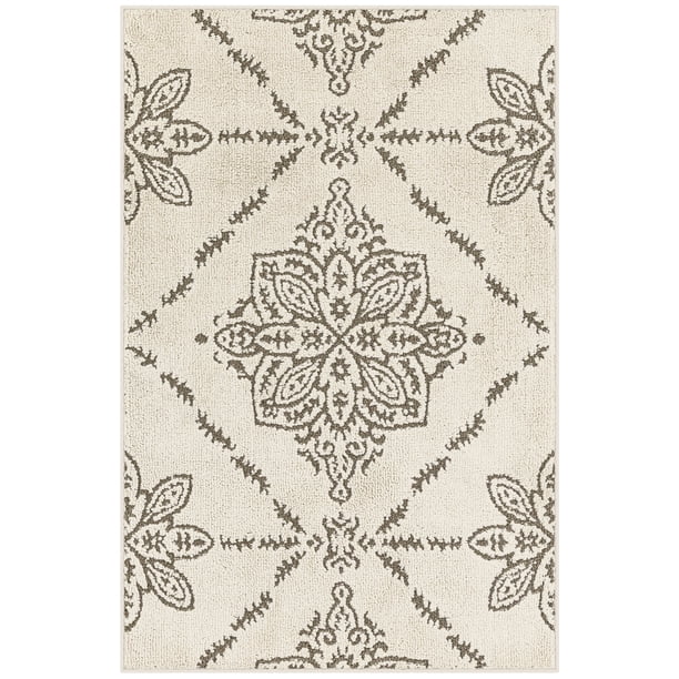 Better Homes & Gardens Kari Medallion Area Rug, OffWhite, 2'6"x3'10