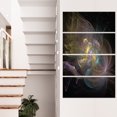 thumbnail image 1 of Fractal Background Bright Glare - Large Abstract Canvas Wall Art, 1 of 4
