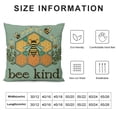 thumbnail image 5 of QZHH  Summer Pillow Cover Bee Kind Honey Decorative Lumbar Pillow Case Decor Home Decorations Cushion Case for Sofa Couch, 5 of 5