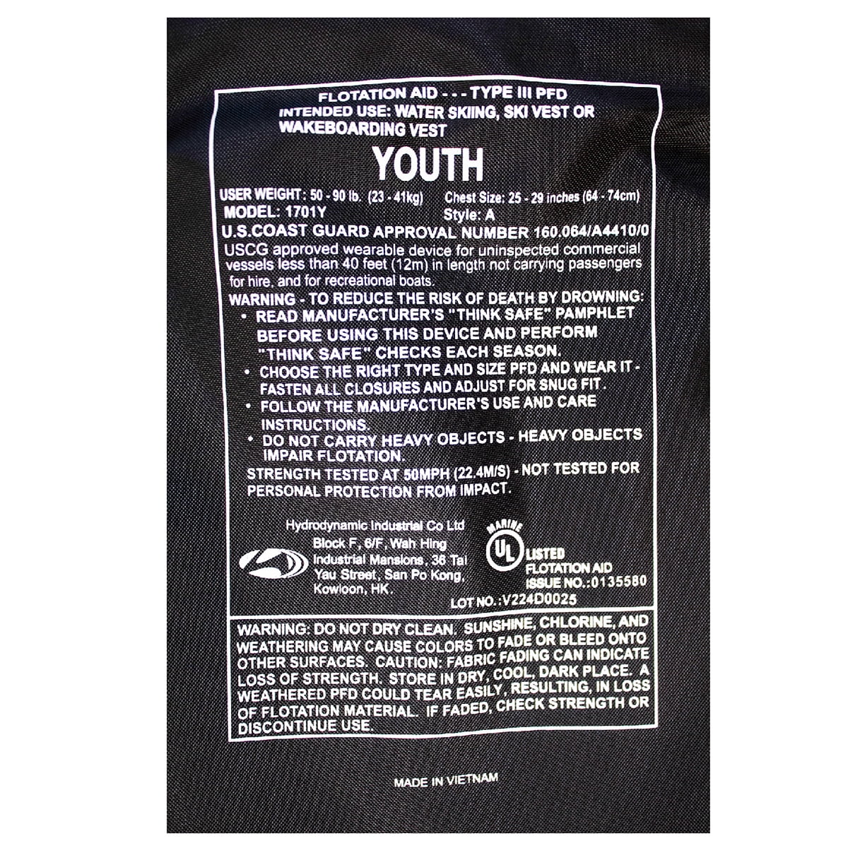 Kemp Universal Life Jacket