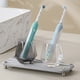thumbnail image 4 of Injueey Posavasos de diatomita, aplicaciones amplias, absorbente de agua, antideslizante, ahorra espacio, multifuncional Juegos de accesorios de baño Gris claro, 4 of 6