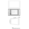 thumbnail image 2 of Vanity Art VA1-48 LED Bathroom Mirror with Sensor Switch - 48 x 28 x 1 in., 2 of 2