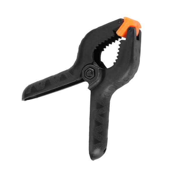 Lot de 10 pinces à ressort de 10,2 cm de type A Noir Multifonctionnel Pince à ressort en plastique Outil de travail du bois