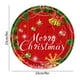 thumbnail image 3 of Paquete de 20 Artículos para Fiestas Navideñas, Vajilla de Papel Desechable para Navidad, Platos de Papel Rojos, 3 of 6
